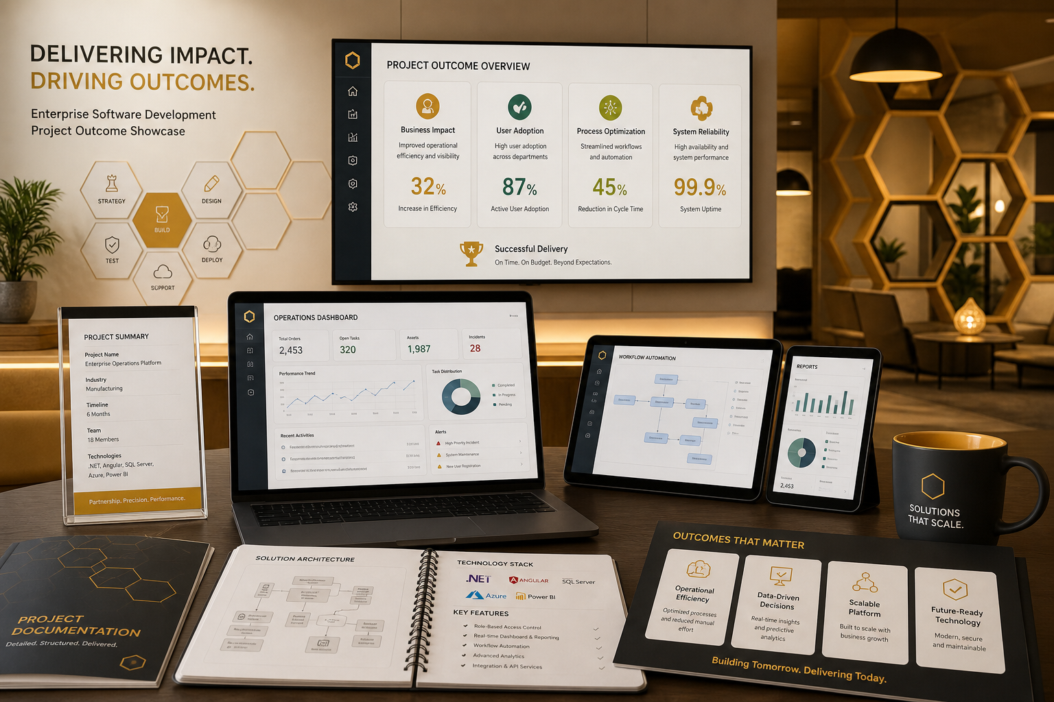 Featured enterprise cloud systems integration project outcome